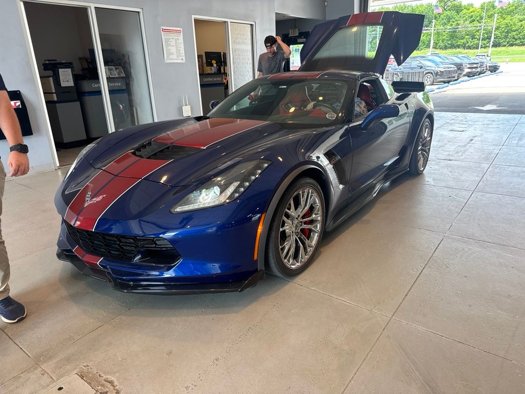 Admiral Blue Metallic 2017 Chevrolet Corvette Z06 3LZ Coupe RWD Coupe Rear-Wheel Drive 7-Speed Manual