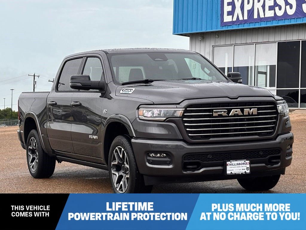 Gray (Granite Crystal Metallic Clearcoat) 2026 RAM 1500 Pickup Truck Four-Wheel Drive 8-Speed Automatic