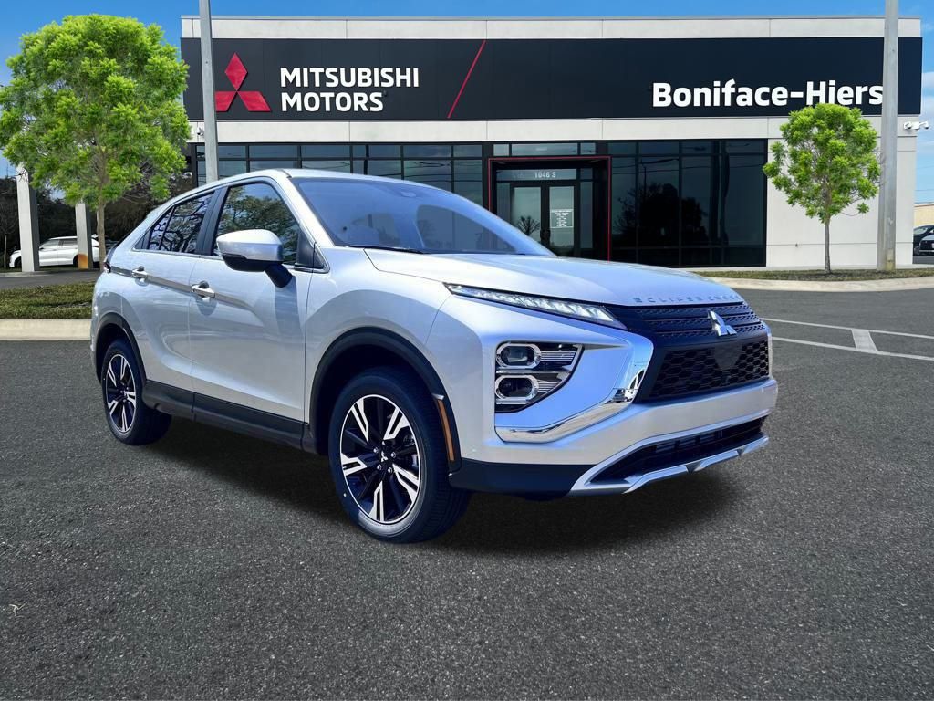Silver Metallic 2024 Mitsubishi Eclipse Cross SUV / Crossover All-Wheel Drive Continuously Variable Transmission