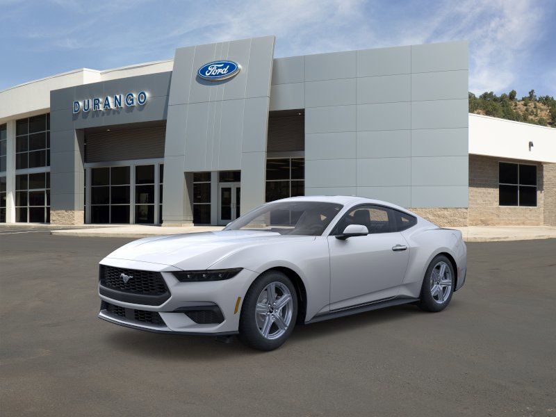 Iconic Silver Metallic 2026 Ford Mustang EcoBoost Fastback RWD Coupe Rear-Wheel Drive Automatic