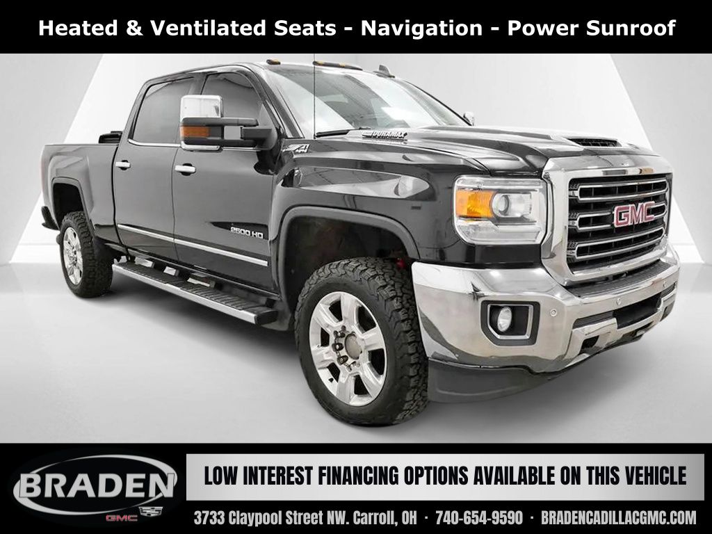 Onyx Black 2019 GMC Sierra 2500HD Pickup Truck Four-Wheel Drive 6-Speed Automatic