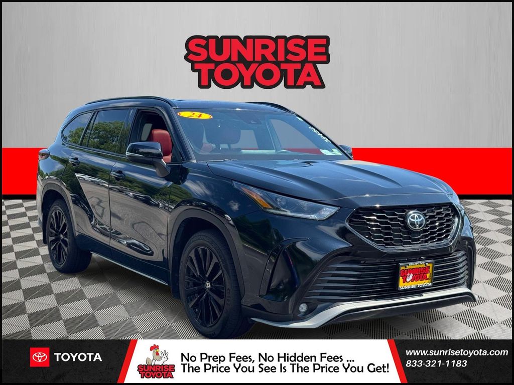 Midnight Black Metallic 2024 Toyota Highlander XSE AWD SUV / Crossover All-Wheel Drive 8-Speed Automatic