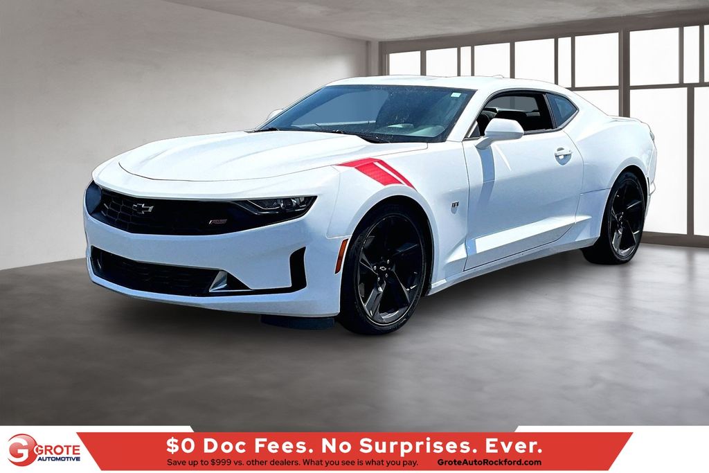 Summit White 2021 Chevrolet Camaro 1LT Coupe RWD Coupe Rear-Wheel Drive Automatic