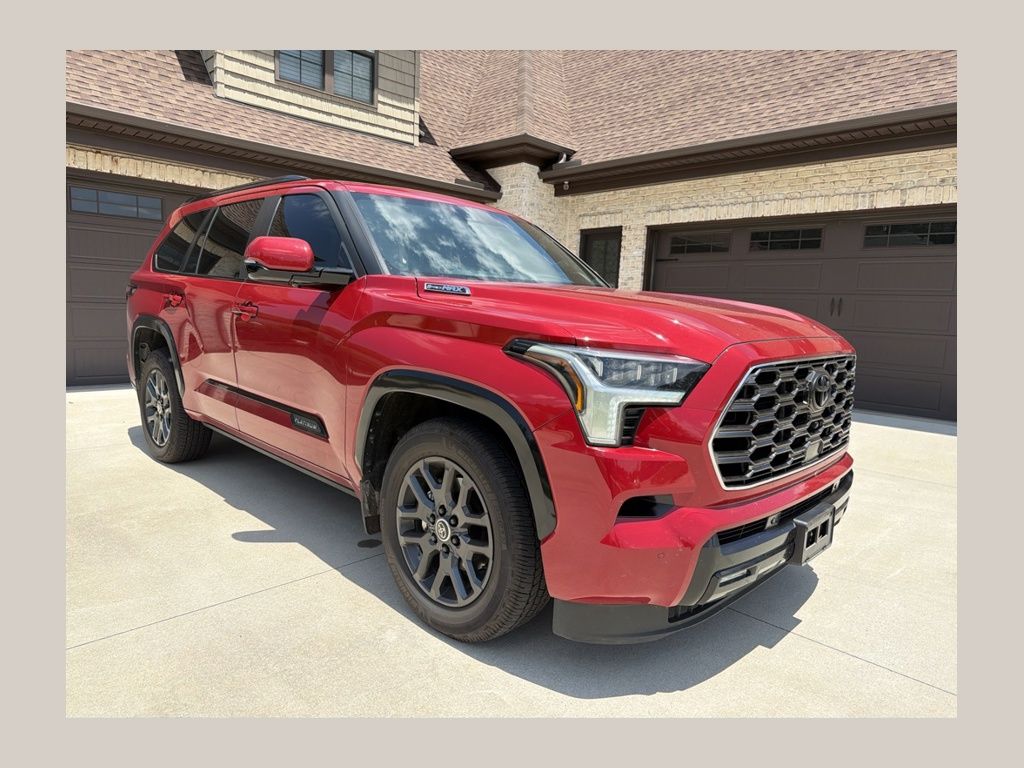 Supersonic Red 2024 Toyota Sequoia SUV / Crossover Four-Wheel Drive Automatic