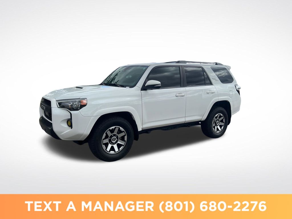 Super White 2020 Toyota 4Runner SUV / Crossover Four-Wheel Drive 5-Speed Automatic Overdrive