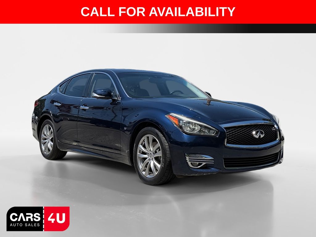 Hermosa Blue 2017 INFINITI Q70 Sedan Rear-Wheel Drive 7-Speed Automatic