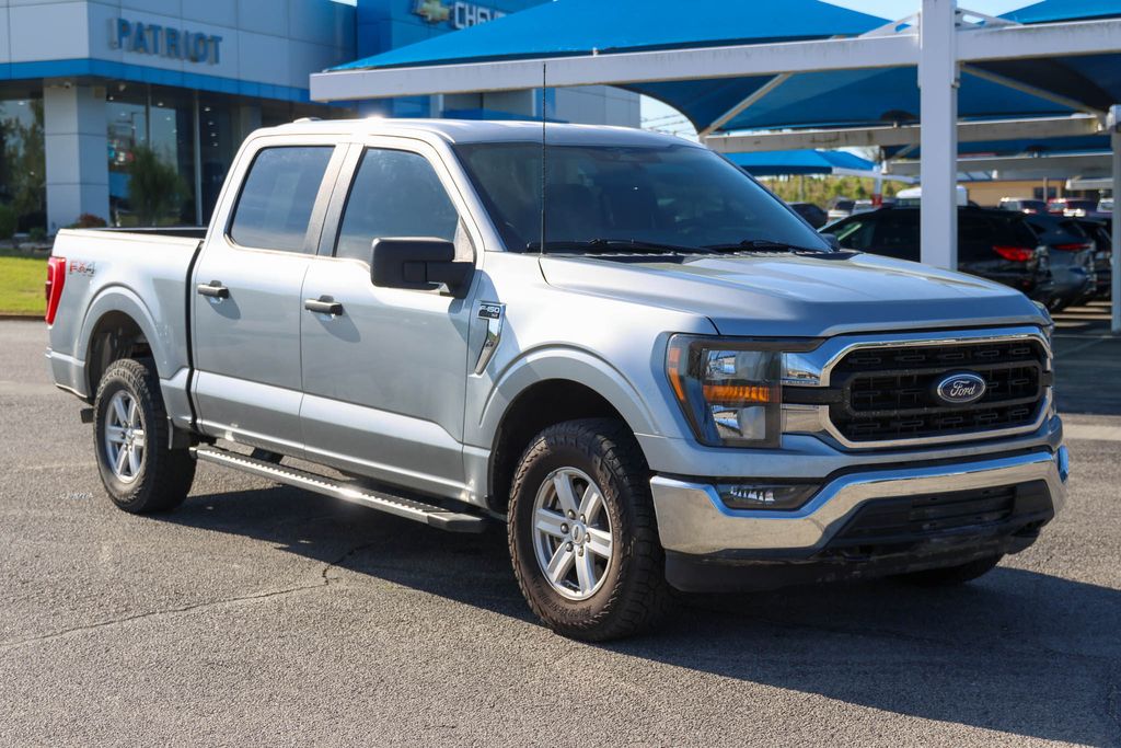 Silver Metallic 2023 Ford F-150 Pickup Truck Four-Wheel Drive Automatic