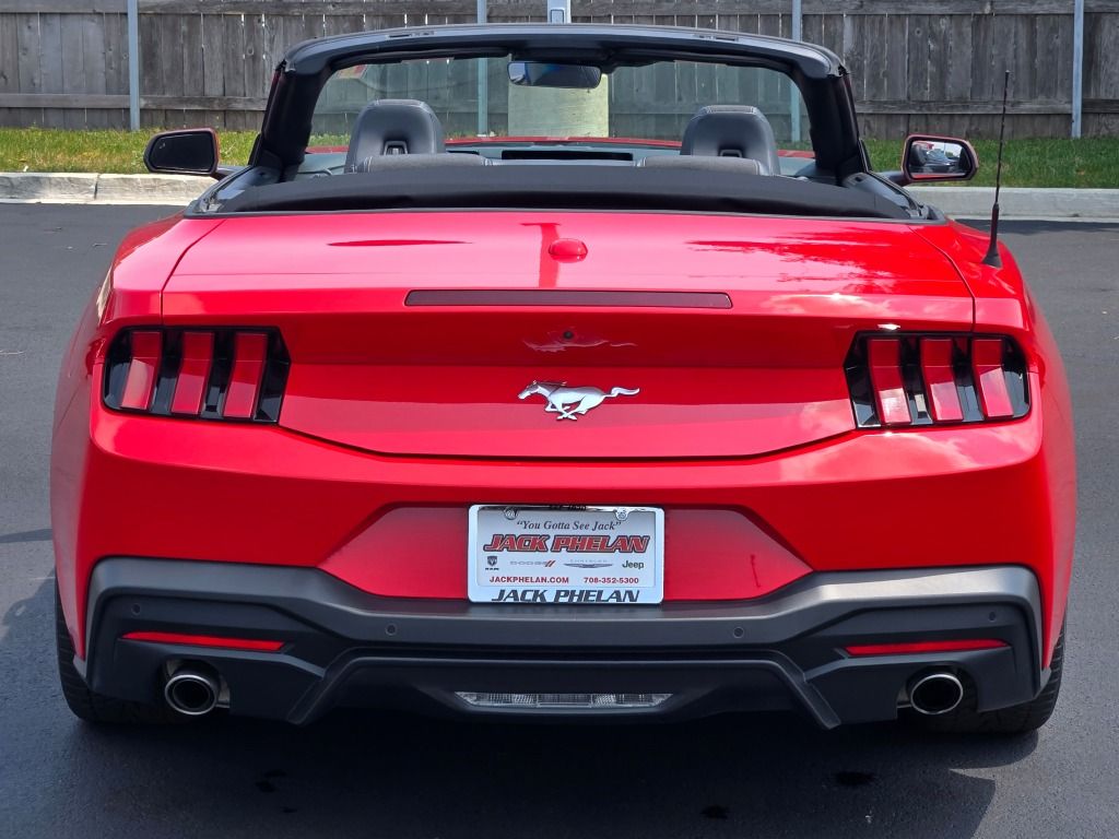 Race Red 2024 Ford Mustang Convertible Rear-Wheel Drive Automatic