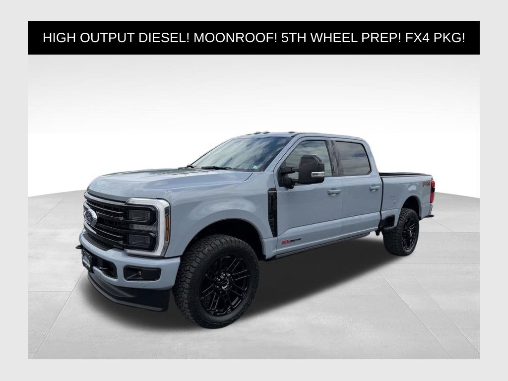 Glacier Gray Metallic Tri-Coat 2026 Ford F-350 Super Duty Pickup Truck Four-Wheel Drive Automatic