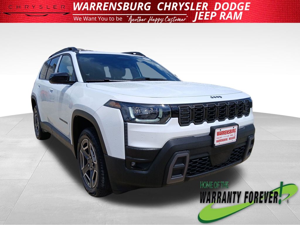 Bright White Clearcoat 2026 Jeep Cherokee SUV / Crossover Four-Wheel Drive Continuously Variable Transmission
