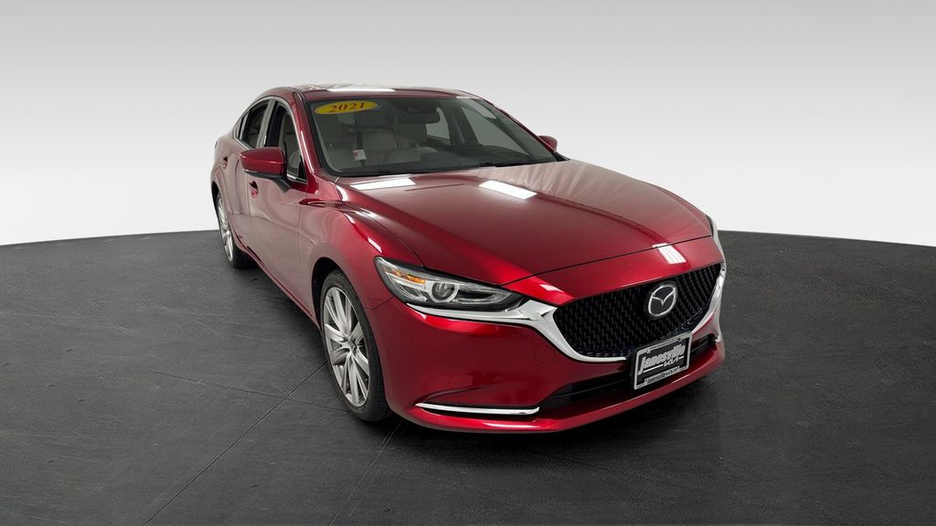 Soul Red Crystal Metallic 2021 Mazda MAZDA6 Grand Touring Reserve FWD Sedan Front-Wheel Drive 6-Speed Automatic