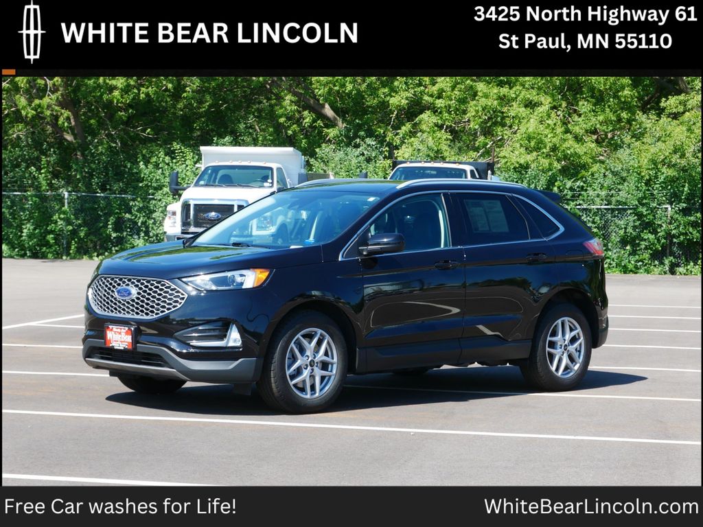 Black Metallic 2024 Ford Edge SUV / Crossover All-Wheel Drive 8-Speed Automatic