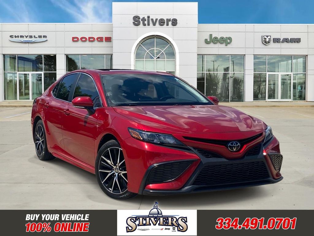 Red 2024 Toyota Camry Sedan Front-Wheel Drive 8-Speed Automatic