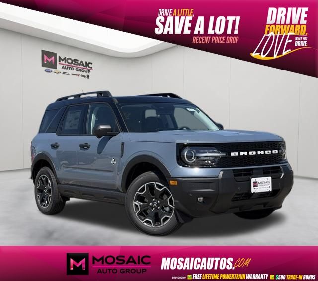 Blue (Azure Gray Metallic Tri-Coat) 2026 Ford Bronco Sport Outer Banks AWD SUV / Crossover All-Wheel Drive 8-Speed Automatic