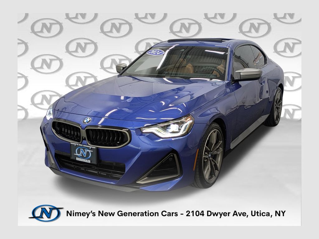Portimao Blue Metallic 2024 BMW 2 Series Coupe All-Wheel Drive 8-Speed Automatic