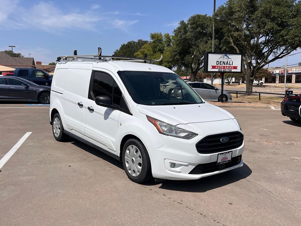 Frozen White 2019 Ford Transit Connect Van Front-Wheel Drive 8-Speed Automatic