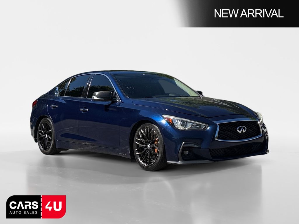 Iridium Blue 2018 INFINITI Q50 Sedan All-Wheel Drive 7-Speed Automatic