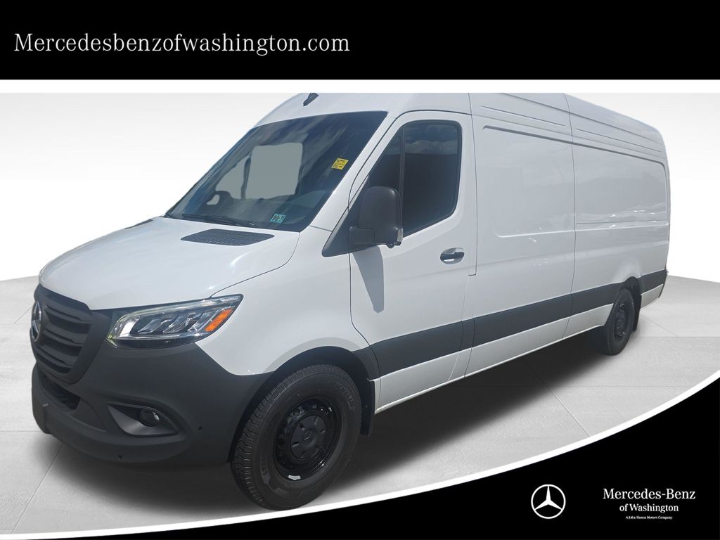 Arctic White 2026 Mercedes-Benz Sprinter Cargo Van Rear-Wheel Drive 9-Speed Automatic