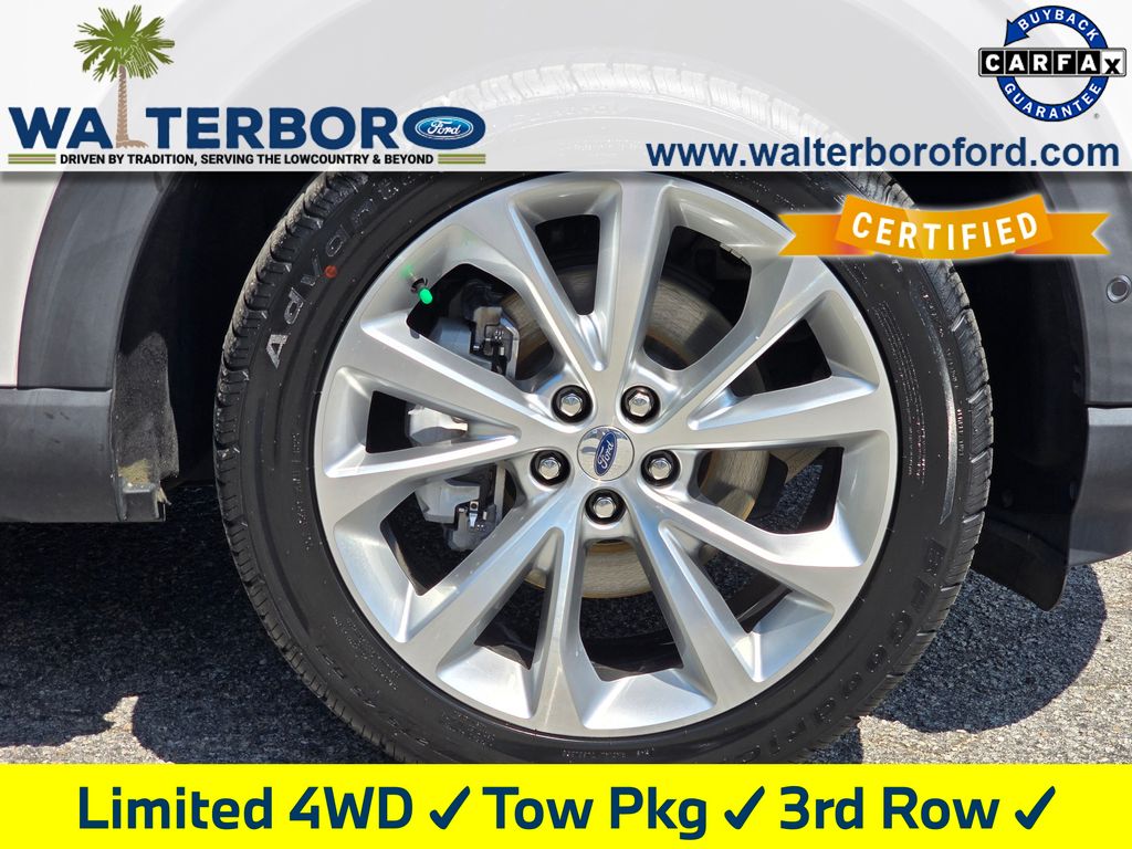 2022 Ford Explorer Platinum White at Stokes Volkswagen