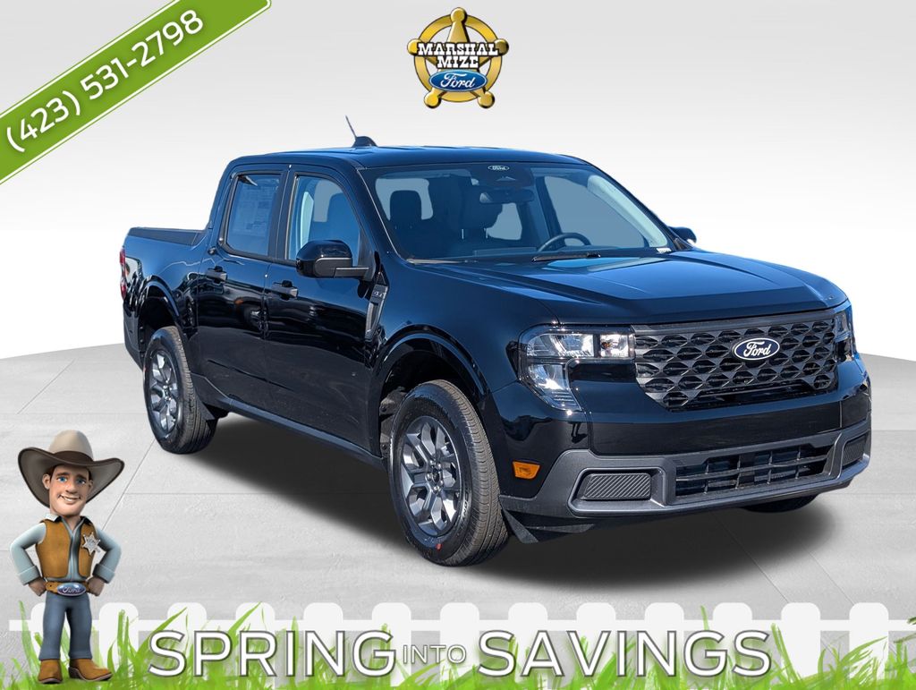 Shadow Black 2026 Ford Maverick XLT SuperCrew FWD Pickup Truck Front-Wheel Drive Continuously Variable Transmission