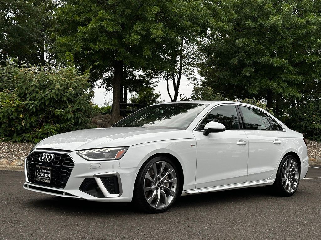 Ibis White 2022 Audi A4 Sedan All-Wheel Drive 7-Speed Automatic