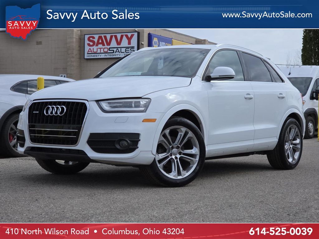 Glacier White 2015 Audi Q3 2.0T quattro Prestige SUV / Crossover All-Wheel Drive 6-Speed Automatic