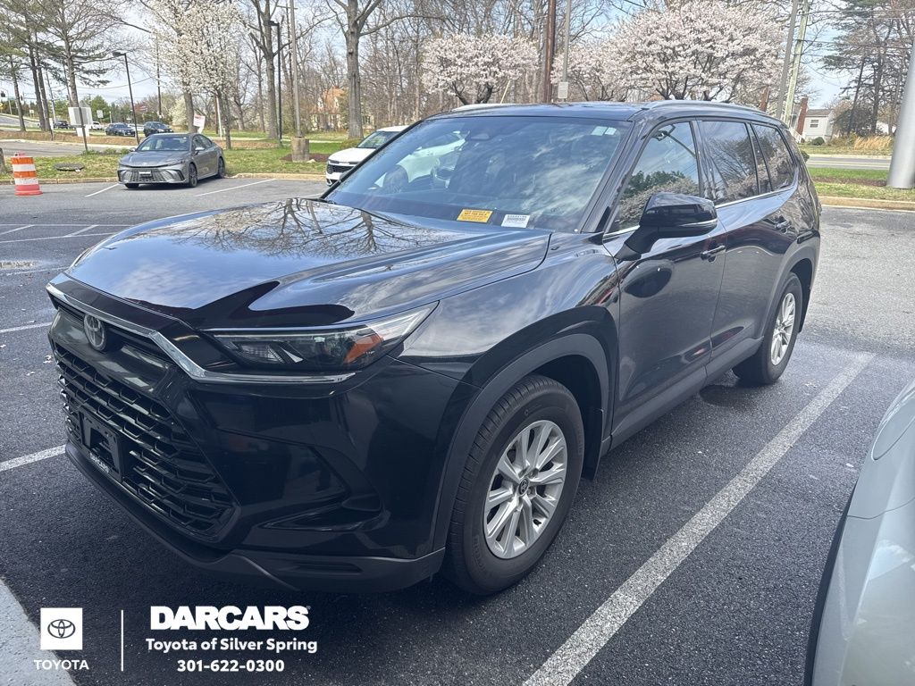 Midnight Black 2025 Toyota Grand Highlander XLE AWD SUV / Crossover All-Wheel Drive 8-Speed Automatic