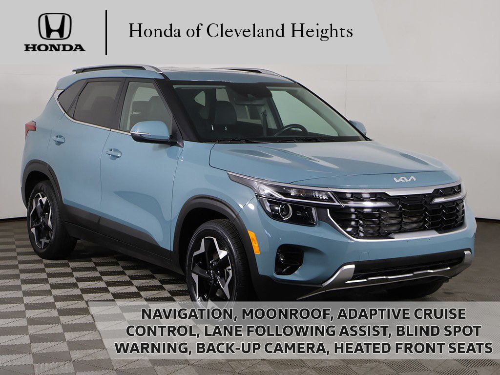 Pluton Blue 2024 Kia Seltos SUV / Crossover All-Wheel Drive Continuously Variable Transmission