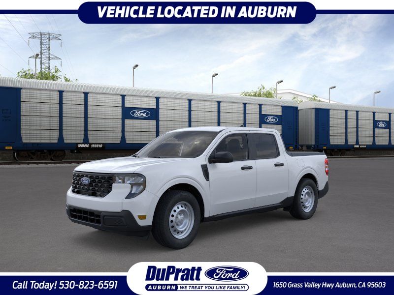 White 2026 Ford Maverick XL SuperCrew FWD Pickup Truck Front-Wheel Drive Continuously Variable Transmission