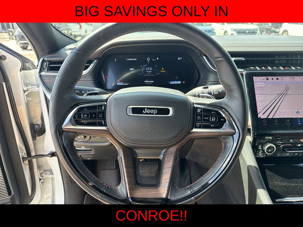 2023 Jeep Grand Cherokee Summit White at DeMontrond Gulf Freeway