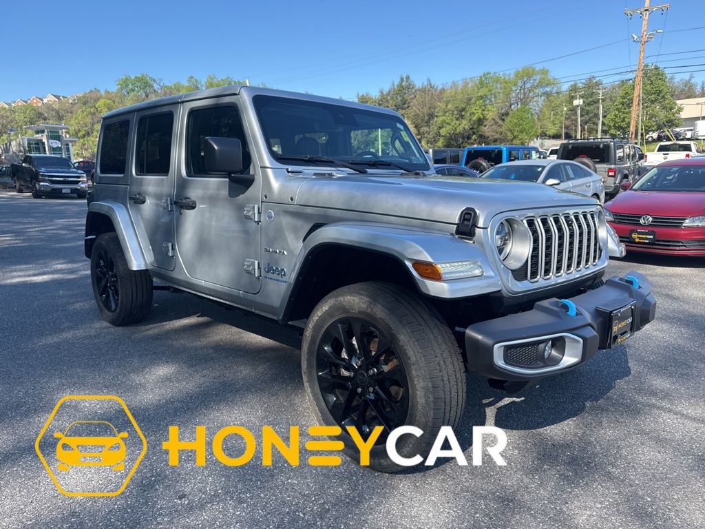 Silver Zynith Clearcoat 2024 Jeep Wrangler 4xe Sahara 4WD SUV / Crossover Four-Wheel Drive 8-Speed Automatic