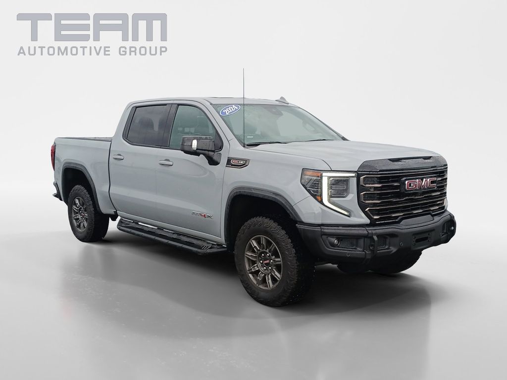 Thunderstorm Gray 2024 GMC Sierra 1500 AT4X Crew Cab 4WD Pickup Truck Four-Wheel Drive Automatic