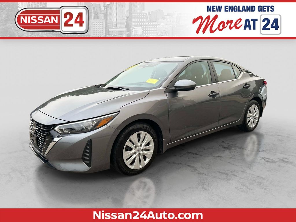 Gray (Gun Metallic) 2025 Nissan Sentra Sedan Front-Wheel Drive Continuously Variable Transmission