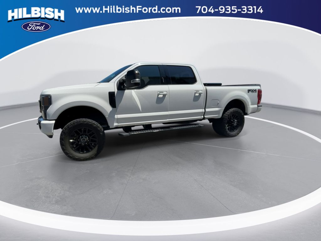 Used 2021 White Metallic Ford Lariat image 4