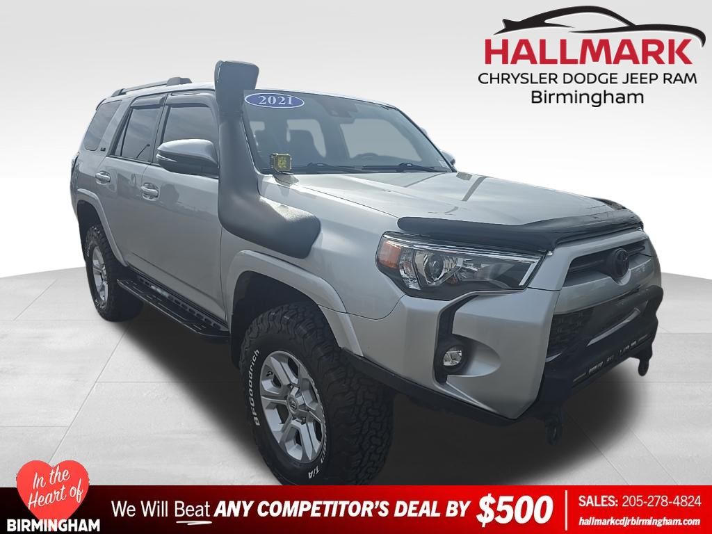 Classic Silver Metallic 2021 Toyota 4Runner SR5 Premium 4WD SUV / Crossover Four-Wheel Drive 5-Speed Automatic Overdrive