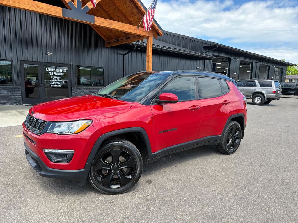 Redline Pearlcoat 2018 Jeep Compass SUV / Crossover Four-Wheel Drive 9-Speed Automatic