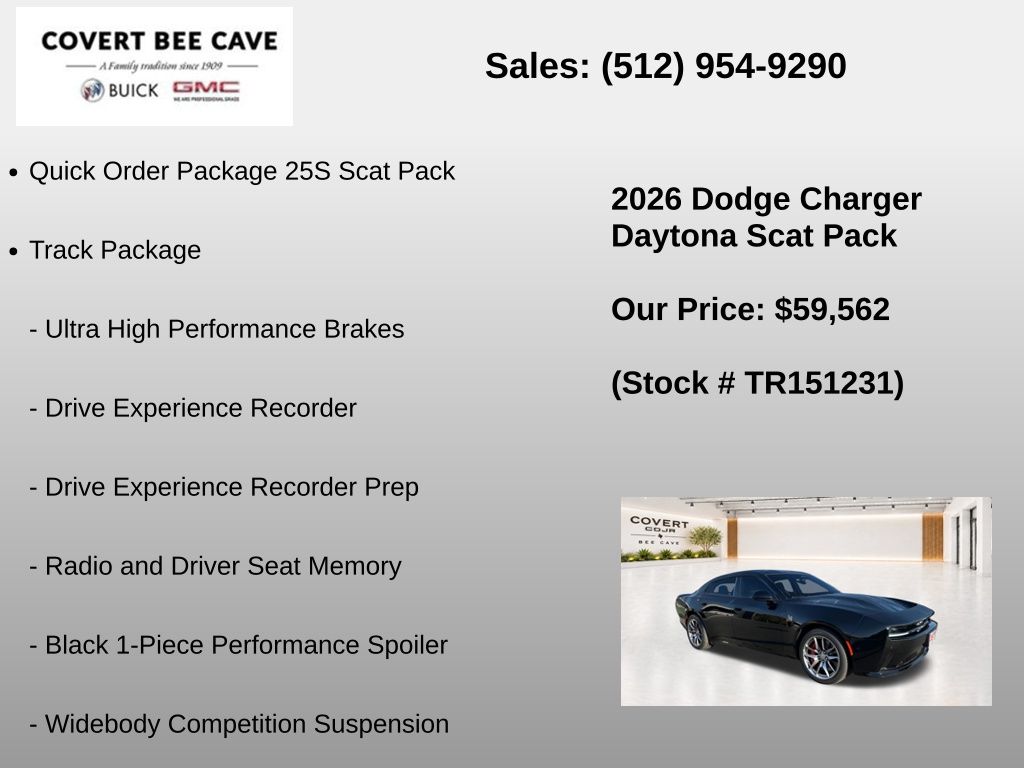 New 2026 Black Dodge R/T Scat Pack image 7