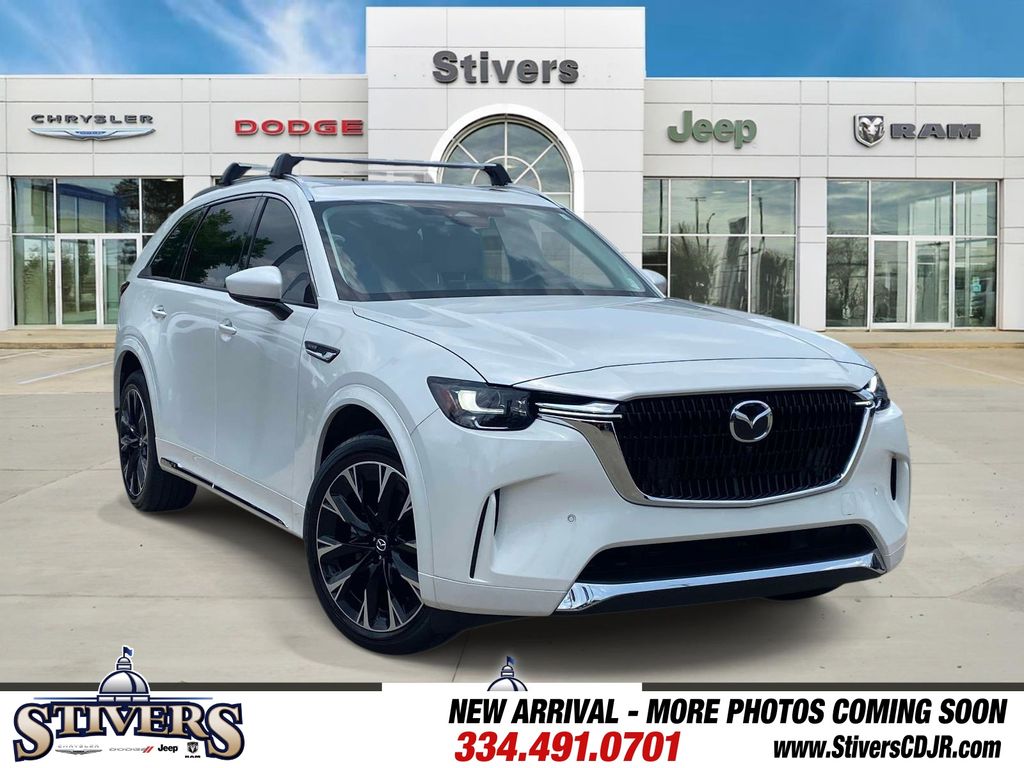 Rhodium White Premium 2025 Mazda CX-90 SUV / Crossover All-Wheel Drive 8-Speed Automatic
