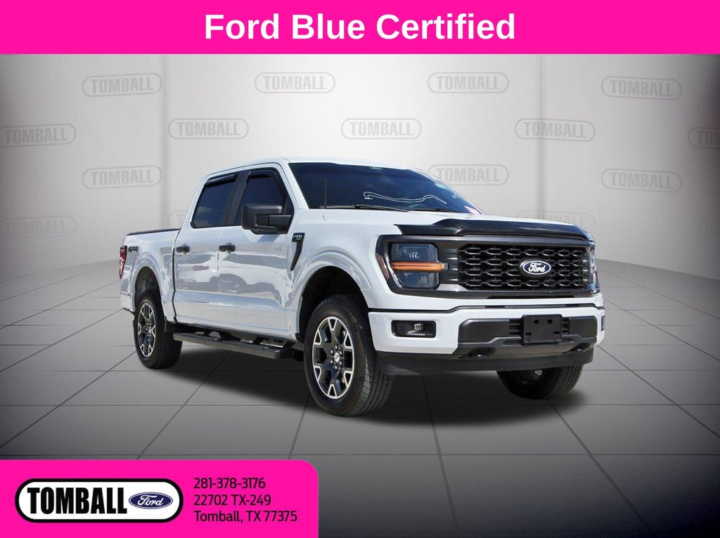 White Metallic 2025 Ford F-150 Pickup Truck Four-Wheel Drive Automatic