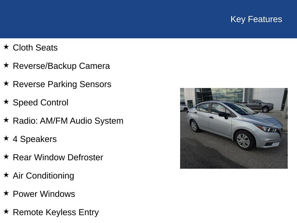 2021 Nissan Versa S