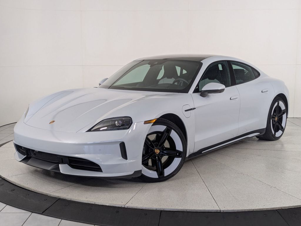 Ice Gray Metallic 2025 Porsche Taycan 2-Speed Automatic