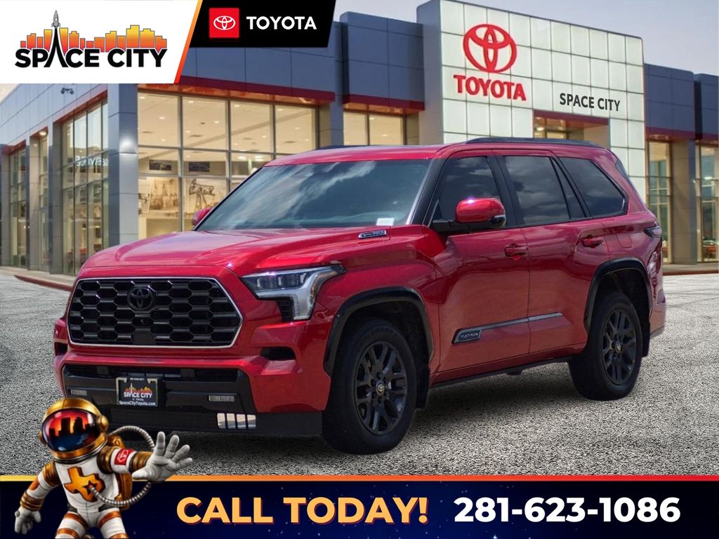 Red 2025 Toyota Sequoia SUV / Crossover Four-Wheel Drive Automatic