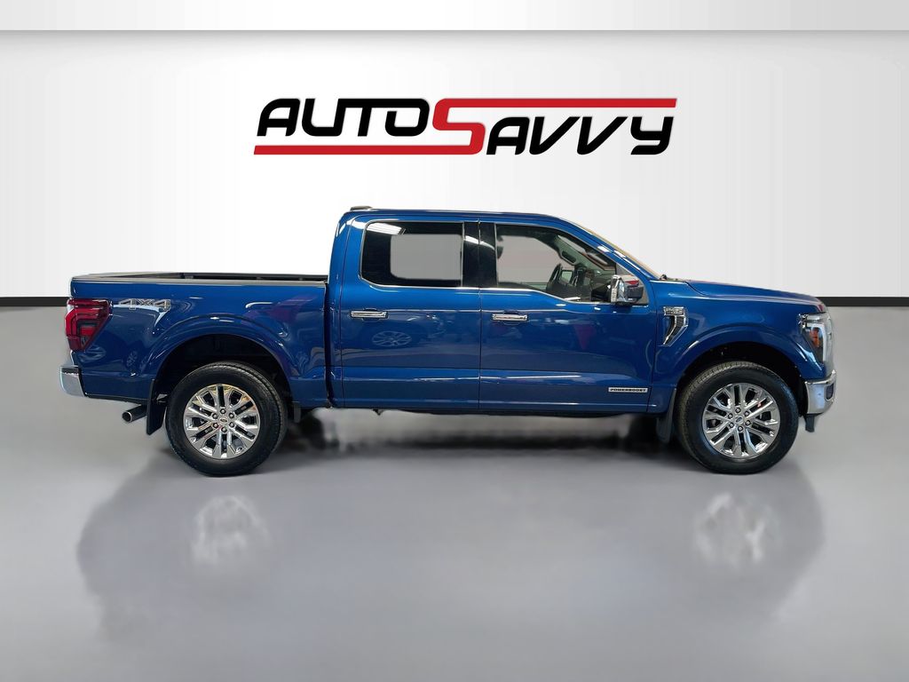 Used 2025 Blue Metallic Ford Lariat image 8