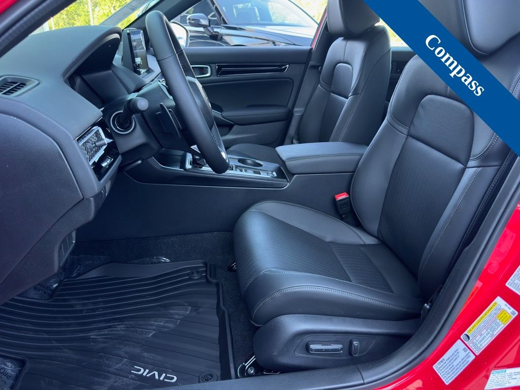 2026 Honda Civic Hybrid Sport Touring Red at Community Honda