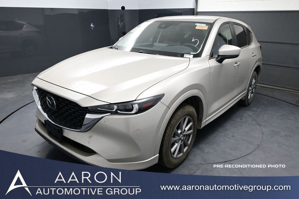 Gray (Platinum Quartz Metallic) 2025 Mazda CX-5 2.5 S Preferred AWD SUV / Crossover All-Wheel Drive 6-Speed Automatic