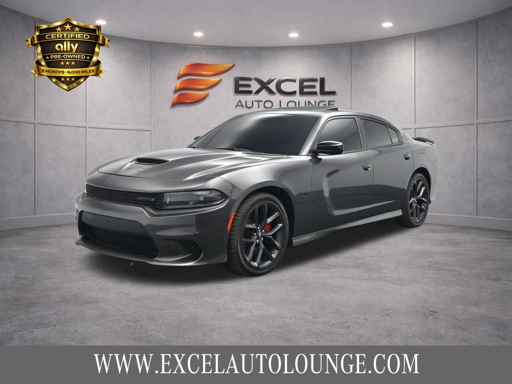 Gray (Granite Crystal Metallic Clearcoat) 2023 Dodge Charger R/T RWD Sedan Rear-Wheel Drive 8-Speed Automatic