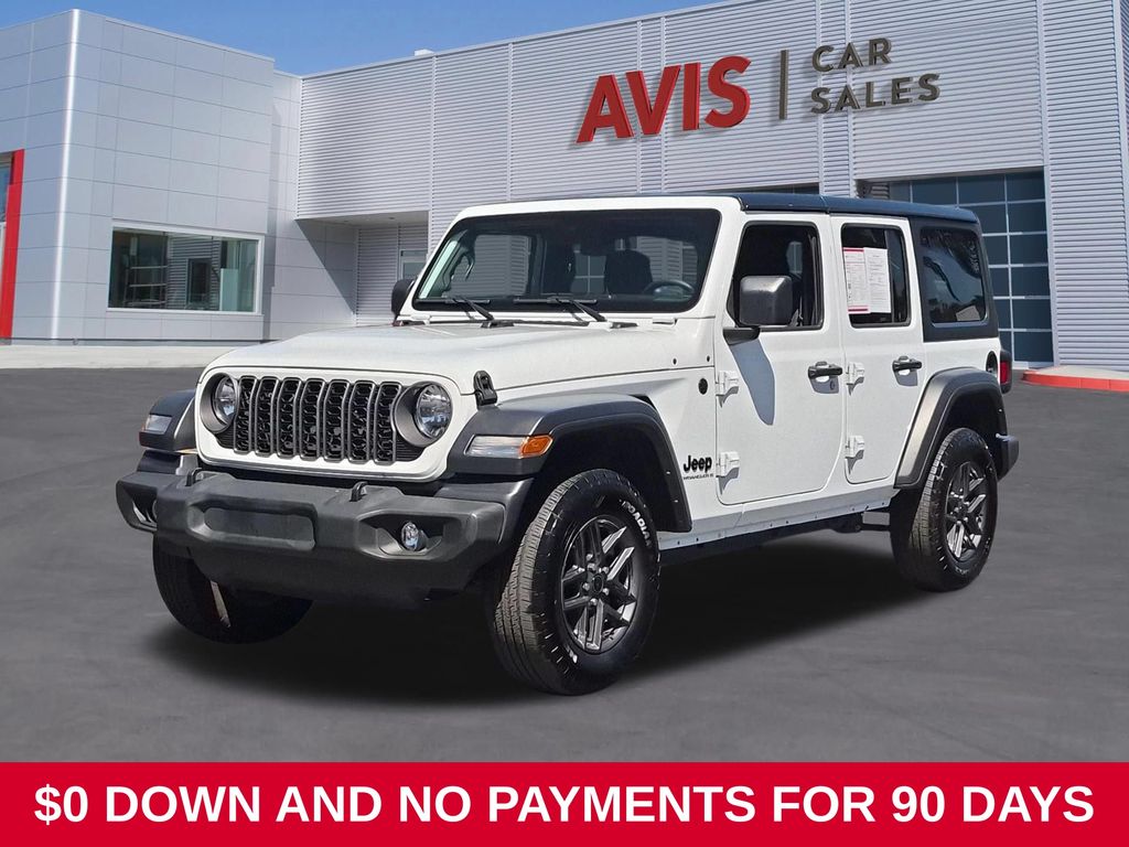 White 2025 Jeep Wrangler SUV / Crossover Four-Wheel Drive 8-Speed Automatic