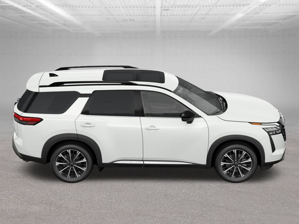 2026 Nissan Pathfinder Platinum White at John Sisson Motors