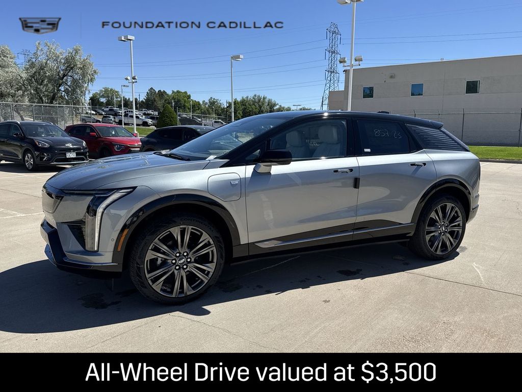 Argent Silver Metallic 2026 Cadillac OPTIQ Premium Sport AWD SUV / Crossover All-Wheel Drive 1-Speed Automatic