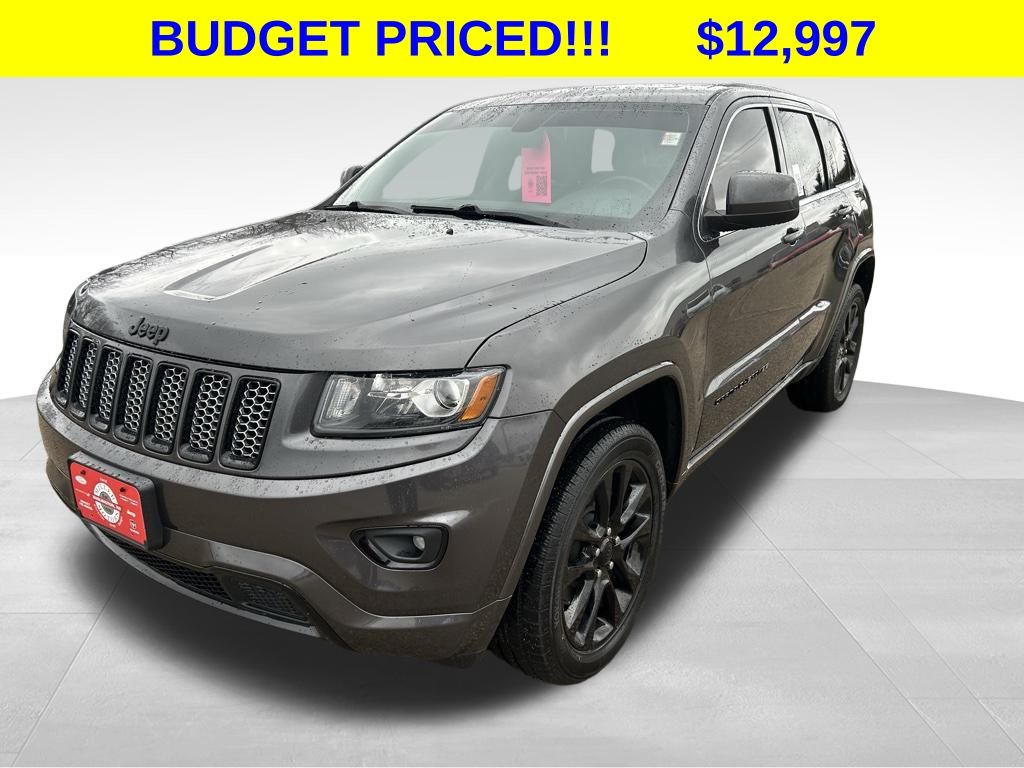 Gray (Granite Crystal Metallic Clearcoat) 2015 Jeep Grand Cherokee Altitude 4WD SUV / Crossover Four-Wheel Drive 8-Speed Automatic